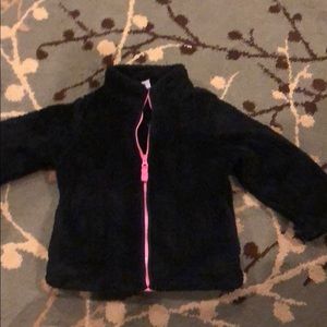 Black fleece jacket